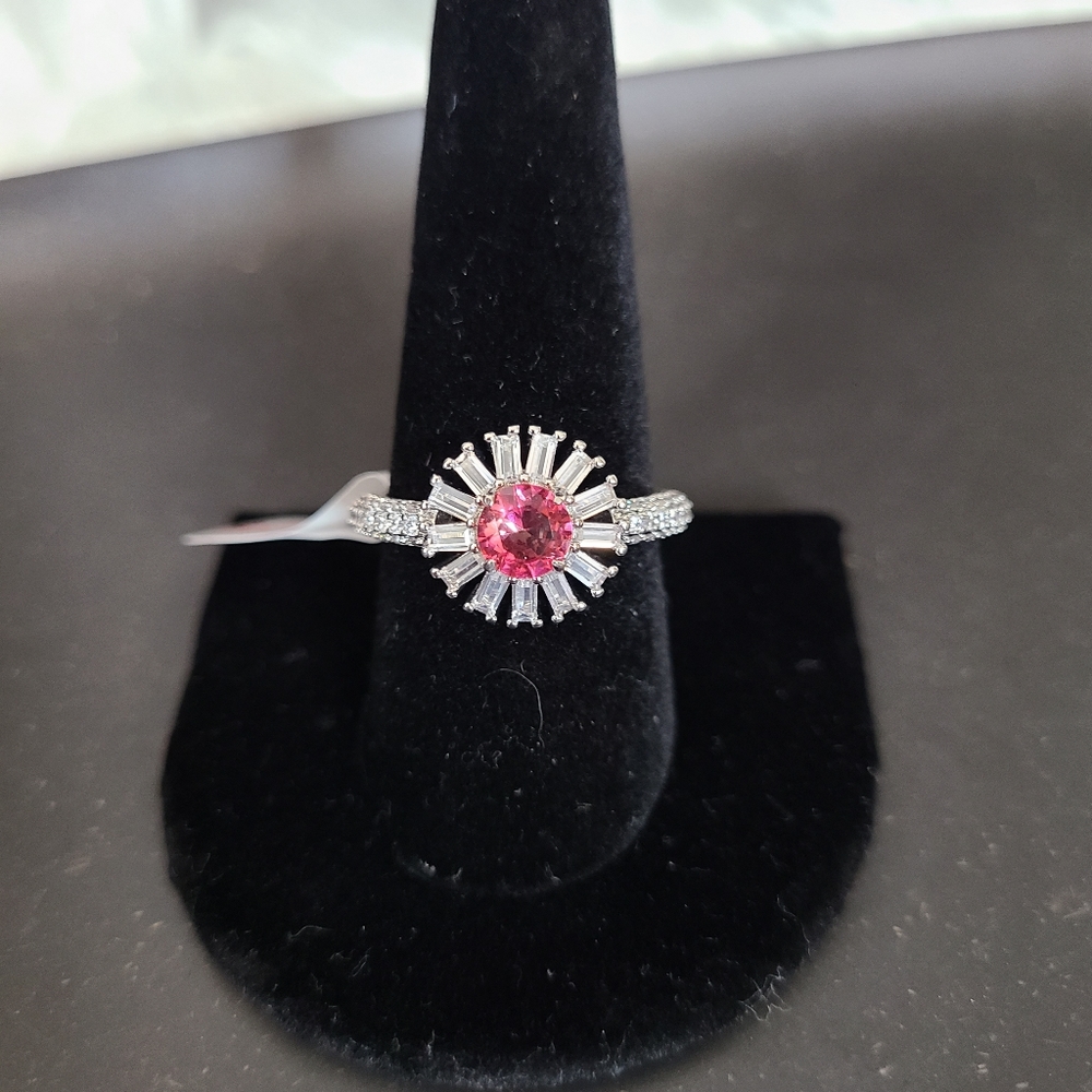 BP - Bicolor Tourmaline- Rhodium Plating- Ring